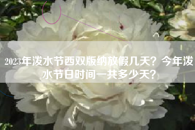 2023年泼水节西双版纳放假几天？今年泼水节日时间一共多少天？
