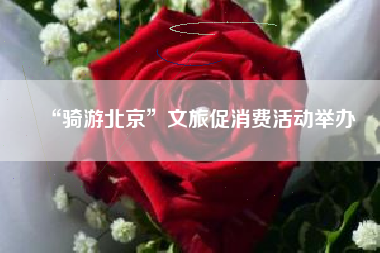 “骑游北京”文旅促消费活动举办