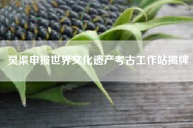 灵渠申报世界文化遗产考古工作站揭牌