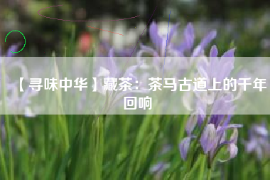 【寻味中华】藏茶：茶马古道上的千年回响