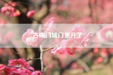 古南门城门重开了