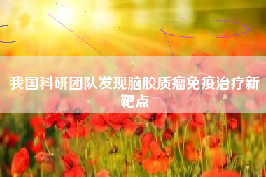我国科研团队发现脑胶质瘤免疫治疗新靶点