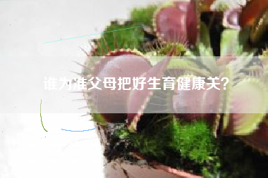 谁为准父母把好生育健康关？